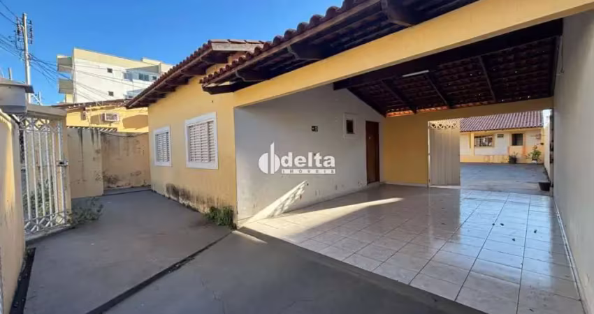 Casa disponível para locação no bairro santa mônica em uberlândia-mg