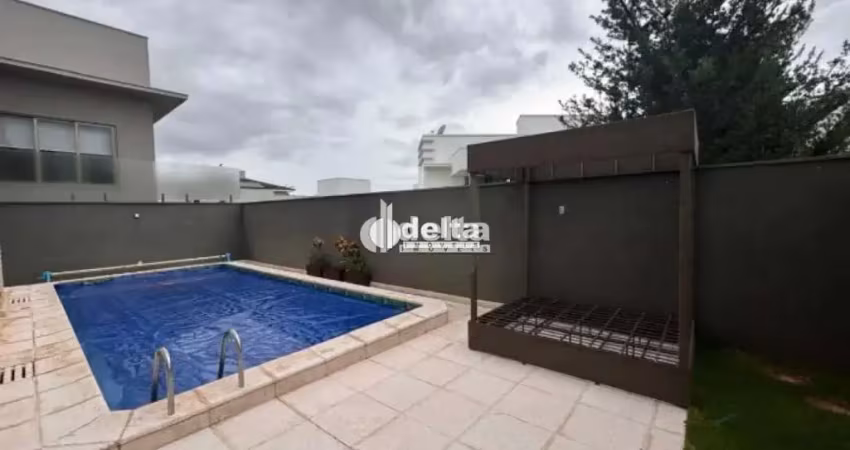 Casa em condomínio disponível para locação no bairro nova uberlândia-mg