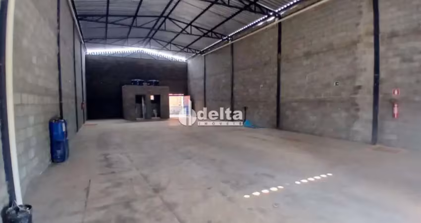 Galpão disponível para locação no bairro residencial pequis em uberlândia-mg
