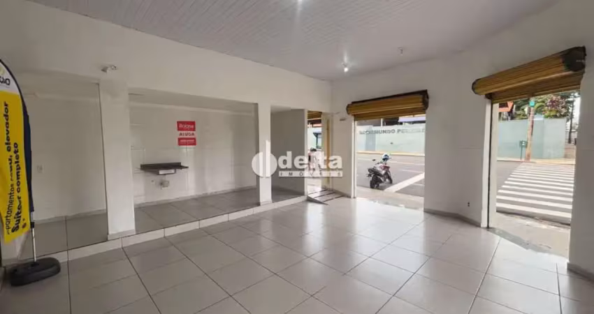 Loja disponível para locação no bairro santa mônica em uberlândia-mg
