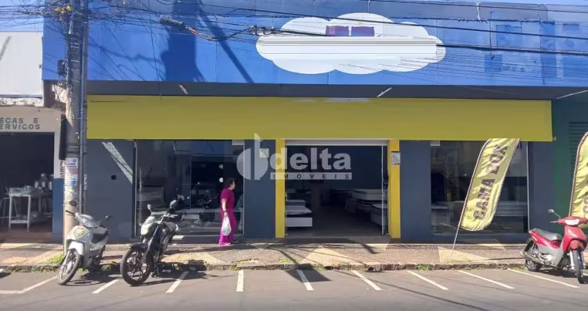Loja disponível para locação no bairro nossa senhora aparecida em uberlândia-mg.