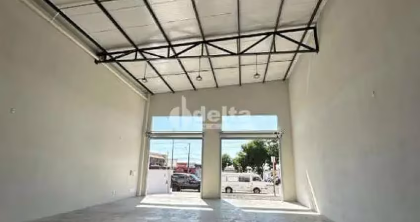 Galpão comercial disponível para locação no bairro jardim das palmeiras em uberlândia-mg