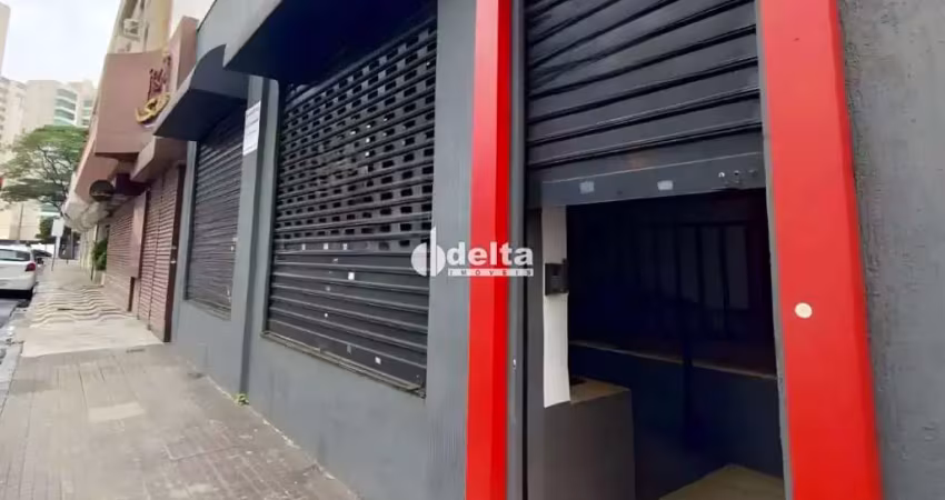 Loja disponível para locação no bairro centro em uberlândia-mg