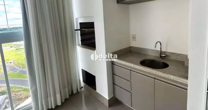 Apartamento mobiliado disponível para locação no bairro jardim karaíba em uberlândia-mg