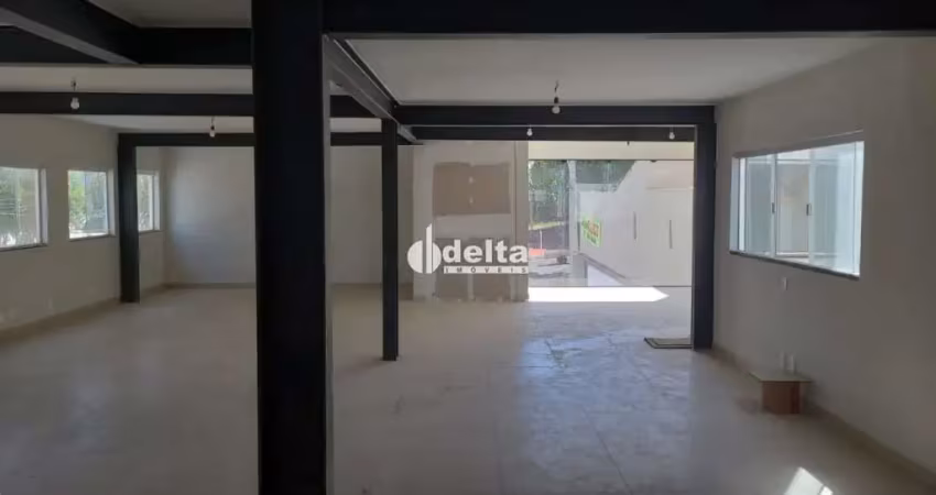 Galpão comercial disponível para locação no patrimônio em uberlândia-mg