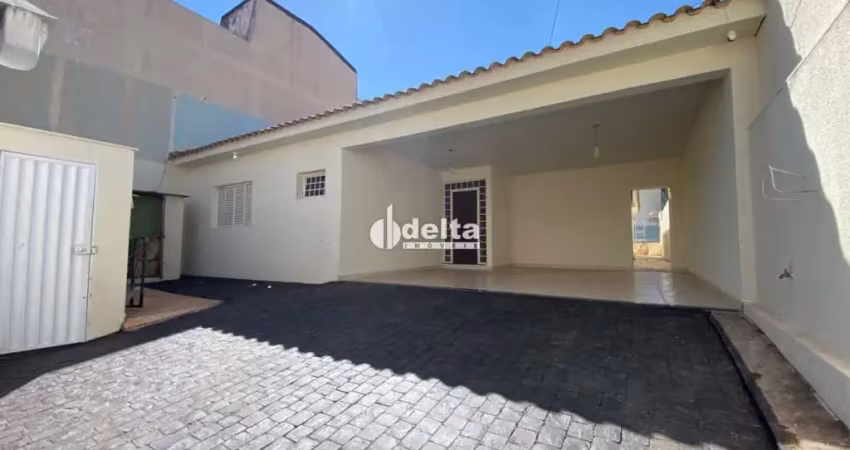 Casa residencial disponível para locação no bairro santa mônica em uberlândia-mg