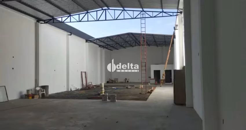 Galpão recém construído  disponível para locação no bairro alto umuarama em uberlândia-mg