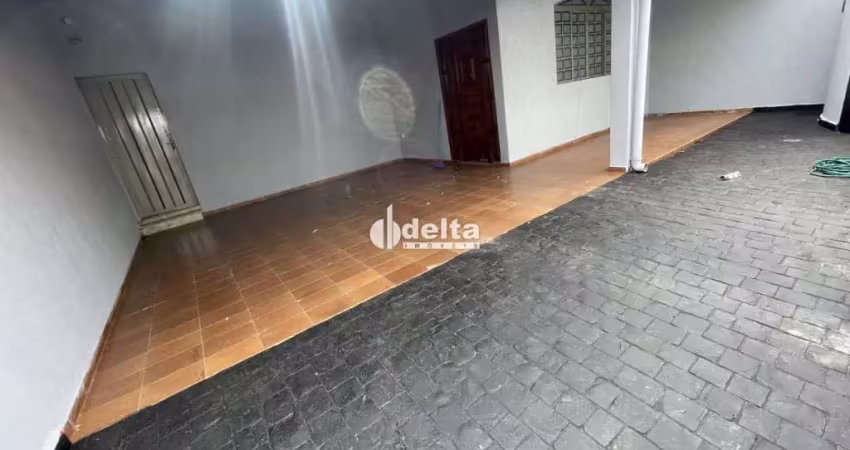 Casa residencial disponível para locação no bairro cidade jardim em uberlândia-mg.
