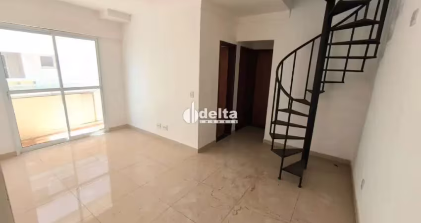 Cobertura disponível para locação no bairro santa mônica em uberlândia-mg