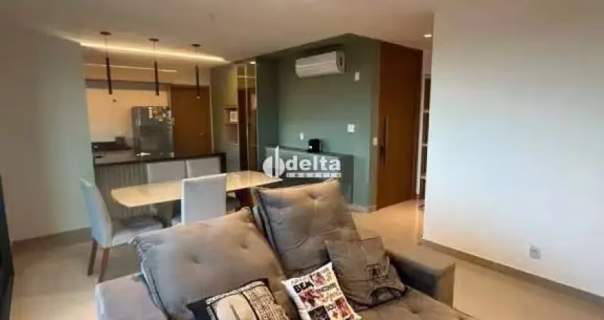 Apartamento mobiliado disponível para locação no bairro jardim karaíba em uberlândia-mg