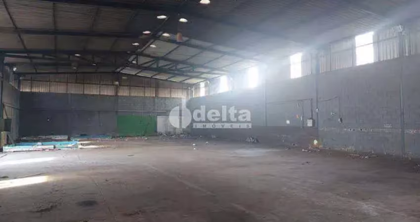 Galpão comercial disponível para locação no bairro distrito industrial em uberlândia-mg