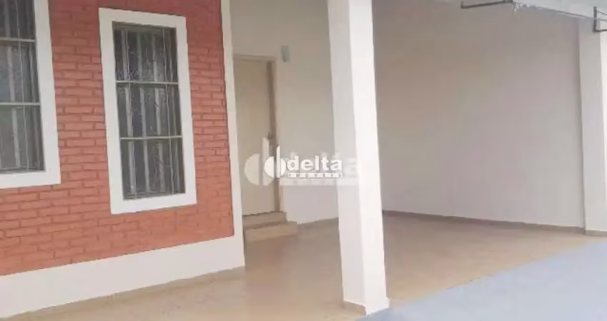 Casa disponível para locação no bairro santa mônica em uberlândia-mg