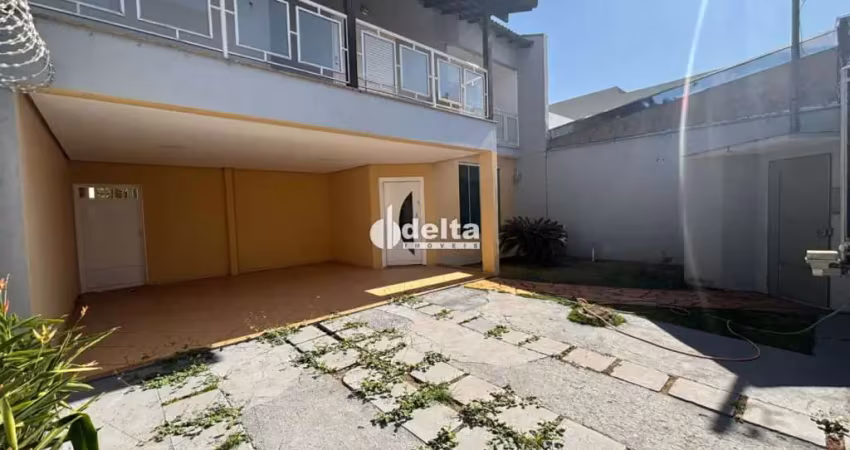 Casa disponível para locação no bairro umuarama em uberlândia-mg