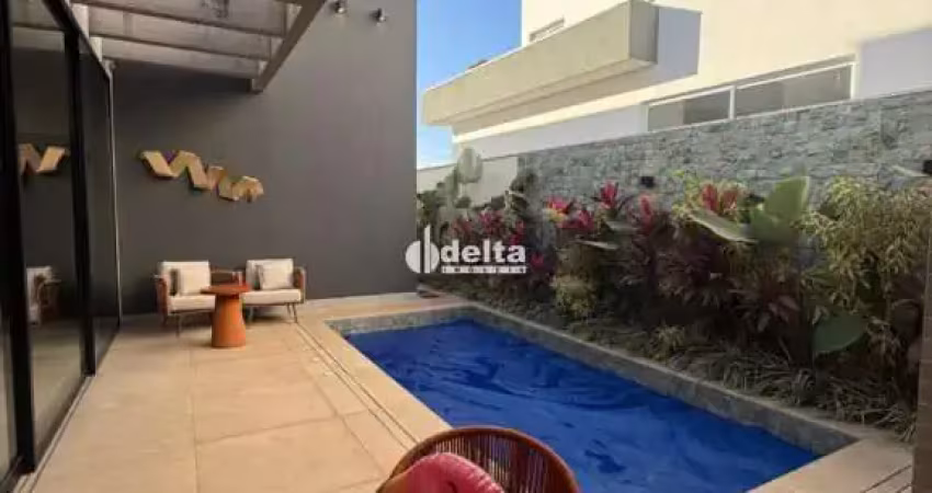 Casa residencial em condomínio disponível para locação no bairro gávea em uberlândia-mg