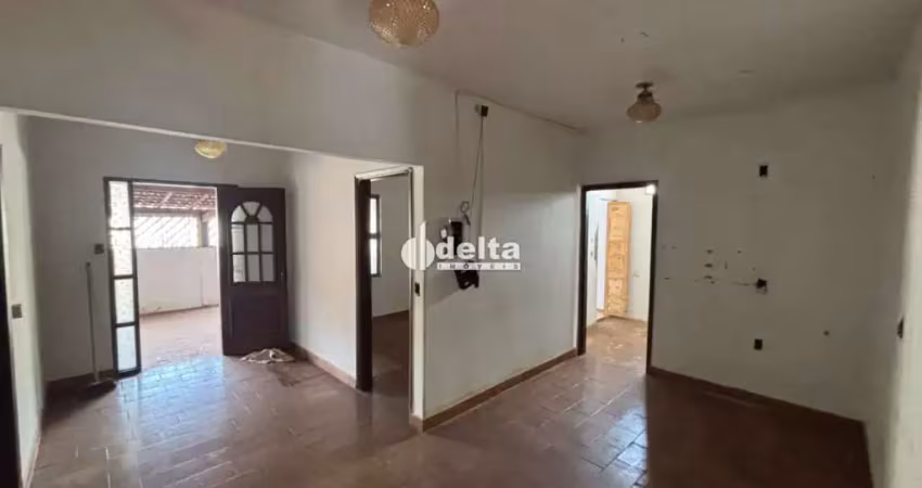 Casa residencial disponível para locação no bairro santa monica em uberlândia-mg.