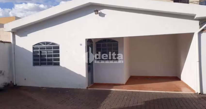 Casa disponível para locação no bairro santa mônica em uberlândia-mg