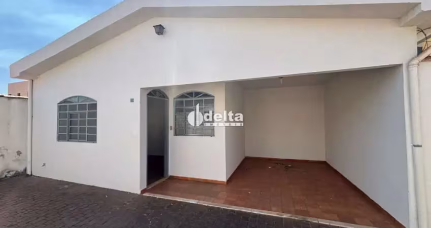 Casa disponível para locação no bairro santa mônica em uberlândia-mg