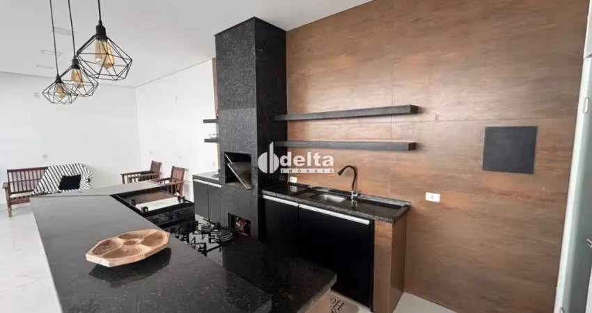 Casa mobiliada disponível para locação no bairro jardim holanda em uberlândia-mg