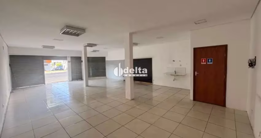 Loja disponível para locação no bairro santa mônica em uberlândia-mg