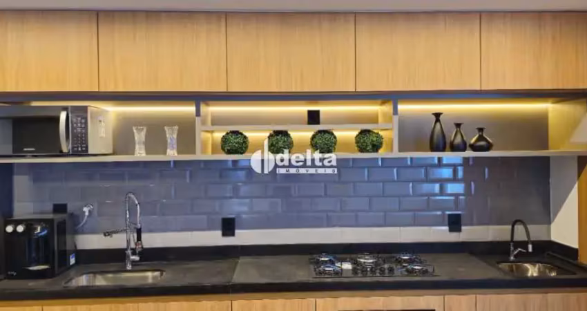 Apartamento mobiliado com 2 quartos disponível para locação no bairro jardim sul em uberlândia-mg.