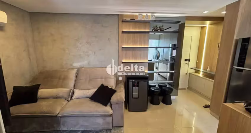 Apartamento mobiliado disponível para locação no bairro santa mônica em uberlândia-mg