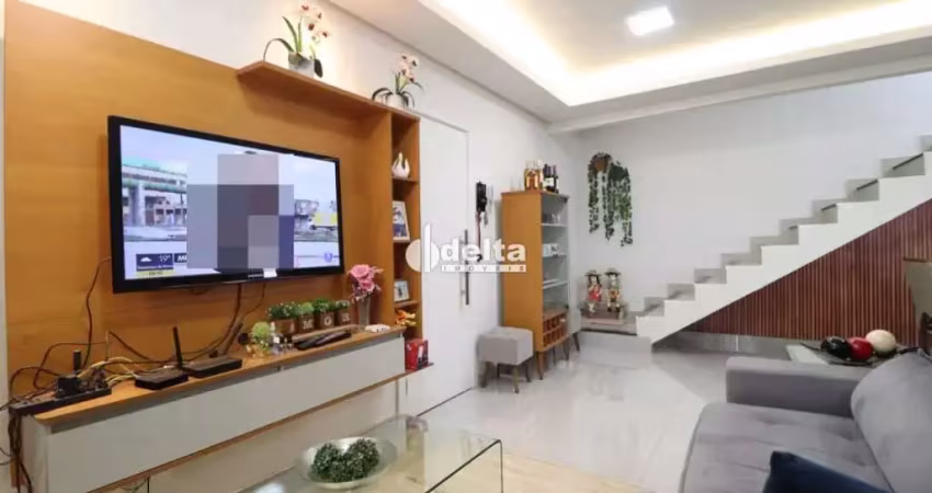 Cobertura mobiliada com 2 quartos disponível para locação no bairro santa mônica em uberlândia - mg.