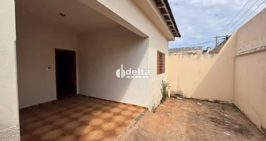 Casa disponível para locação no bairro santa mônica em uberlândia-mg