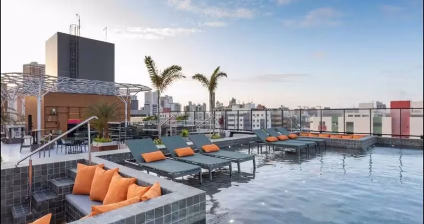 Flat pé na areia no jardim oceania/bessa, lazer completo