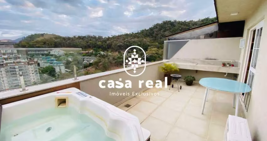 Cobertura exclusiva à venda no granja brasil em itaipava, petrópolis – vista livre