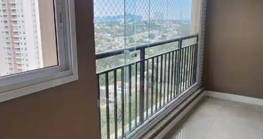 Apartamento de 43m² no empresarial 18 do forte em alphaville, com varanda, 1 dormitório, lazer completo e excelente localização.