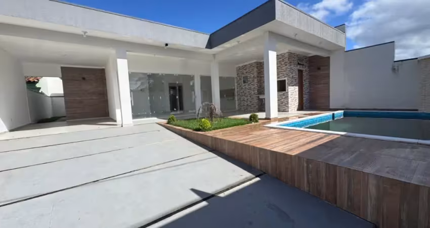 Casan nova com piscina e 03 dormitórios, para venda, itanhaém / sp