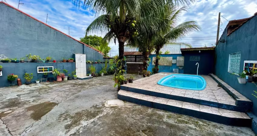 Casa padrão edícula para venda, itanhaém / sp. possui piscina