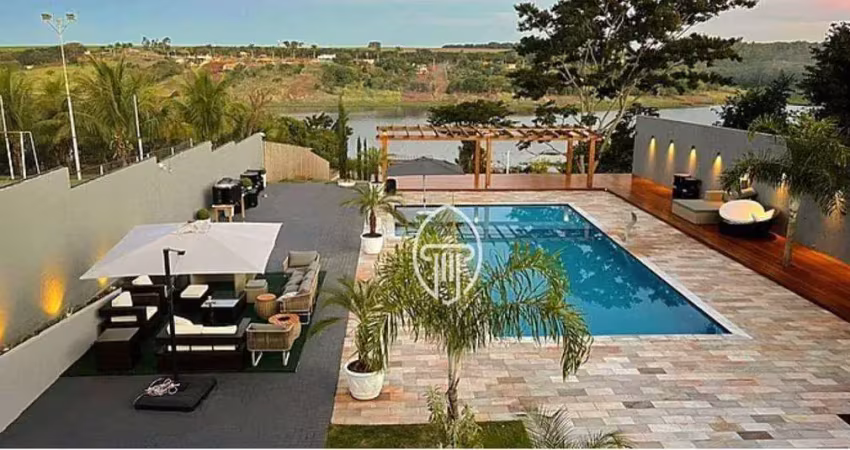 Chácara com 4 dormitórios à venda, 4800 m² por r$ 2.200.000,00 - riviera do nascente - alvorada do sul/pr