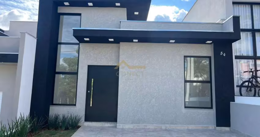 Casa em condomínio no jardim santa marta em sorocaba, 102m²,  03 dormitórios, 01 suíte , 02 vagas de garagem.