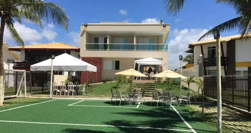 Grande oportunidade - casa triplex com 550m², 11 suítes  pé na areia, em vilas do atlantico.