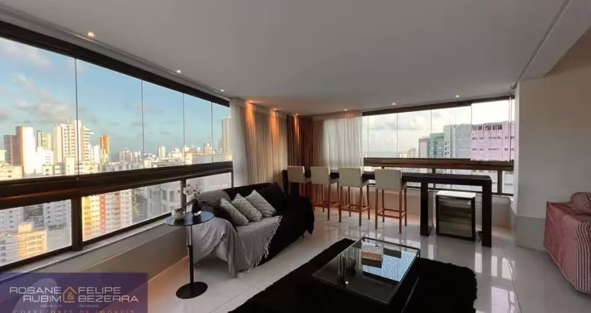 Locação de residência de alto padrão na graça, com 200m², 4 suítes
