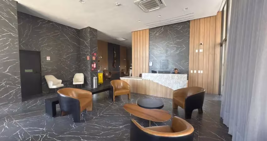 Apartamento studio totalmente decorado e mobiliado no caminho das árvores