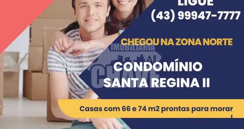 Casa à venda, condominio residencial habitten santa regina, londrina - pr
