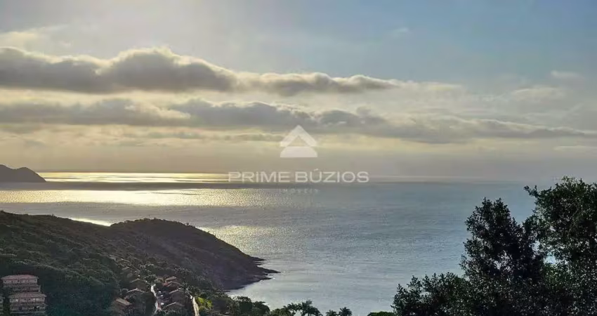 Terreno com vista pro mar a venda em joão fernades, armação dos buzios, rj