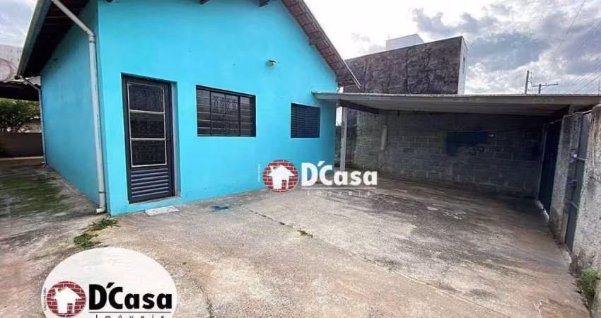 Casa térrea à venda com 2 quartos e amplo quintal, bairro estoril, taubaté - sp.