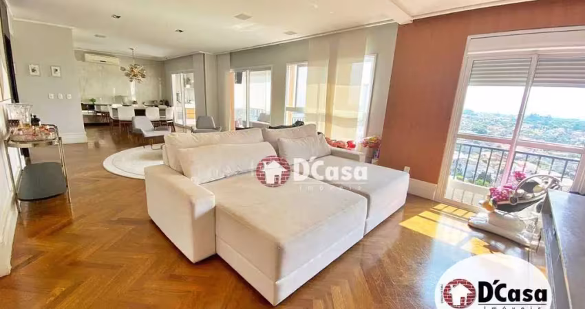 Belíssimo apartamento à venda com 235m2, mobiliado e 4 vagas de garagem, condomínio des arts, taubaté-sp.