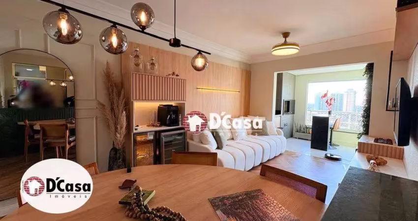 Apartamento à venda com acabamento diferenciado e 3 quartos, na região do jardim das nações, taubaté-sp.