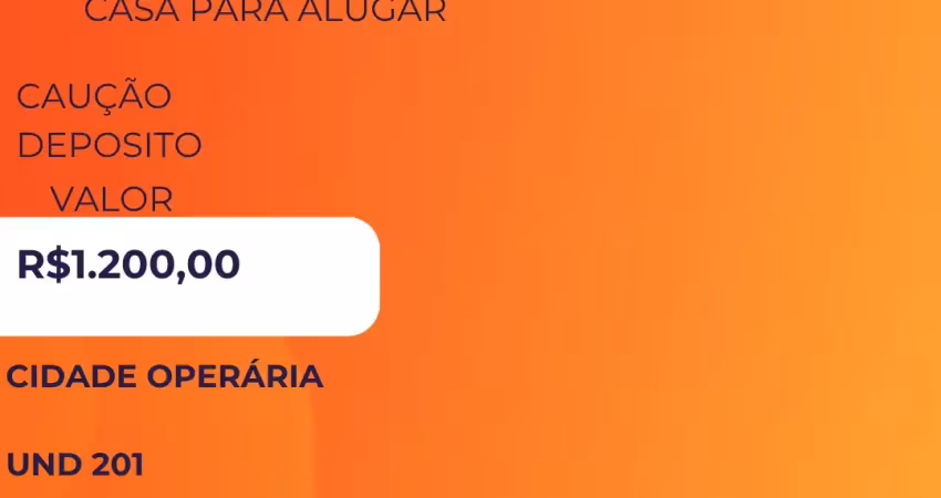 Casa para alugar na cidade operária  - são luís- ma  pronta pra morar
