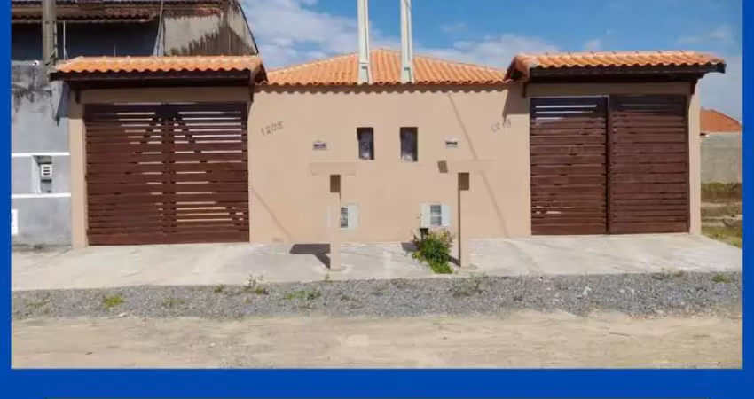 Casa para venda em itanhaém, recanto dos bandeirantes, 2 dormitórios, 1 banheiro, 1 vaga