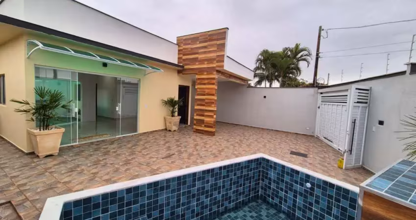 Casa para venda em itanhaém, palmeiras, 3 dormitórios, 1 suíte, 1 banheiro, 2 vagas