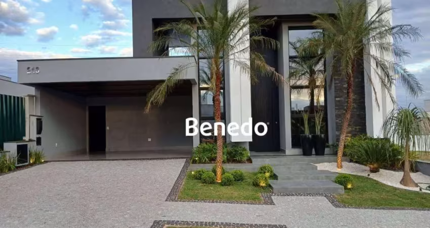 Casa térrea com 3 suítes à venda no santorini residencial club - parque brasil 500 - paulínia/sp