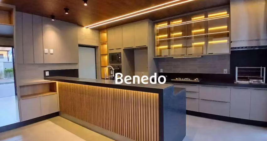 Casa com 3 dormitórios à venda, 217 m² por r$ 2.250.000,00 - santorini residencial club - paulínia/sp