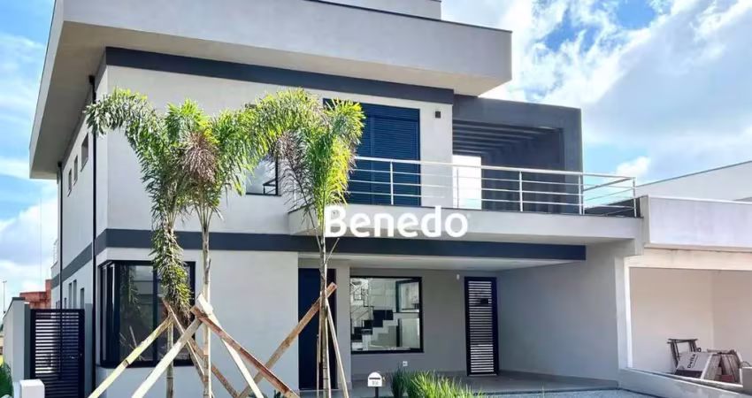 Casa com 3 suítes para locação, 244 m²  - condomínio royal garden - paulínia/sp