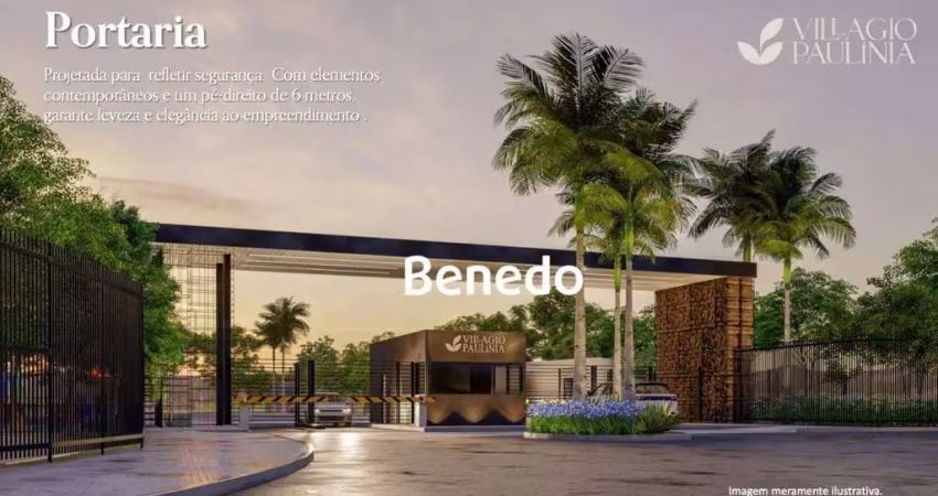 Terreno à venda, 200 m² por r$ 200.000,00 - condomínio villagio - paulínia/sp