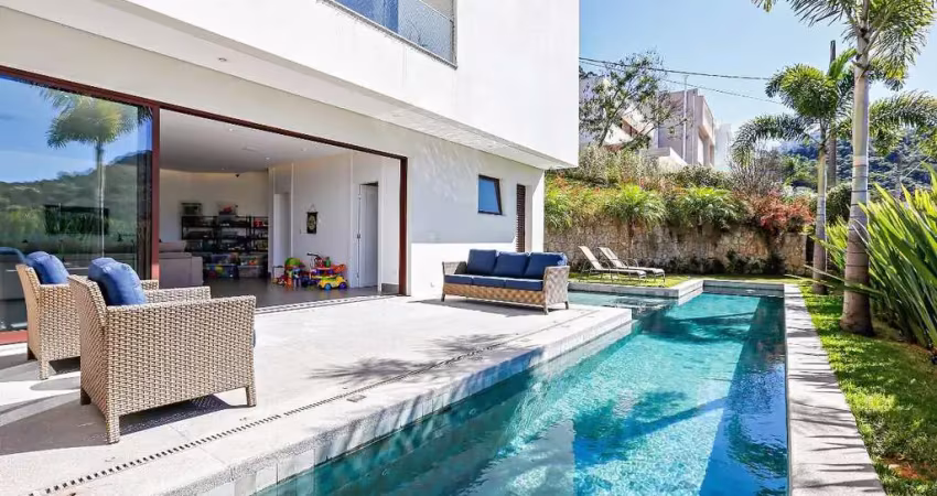 Casa com 4 dormitórios à venda, 520 m² por r$ 6.500.000,00 - tamboré - santana de parnaíba/sp